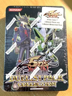 yugioh 2011 5DS DUELIST PACK COLLECTION TIN FACT SEALD - Image 1