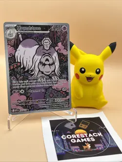 Houndstone Pokemon ENG ME01: Mega Evolution 145/132 Holo Illustration Rare (NM) - Image 3