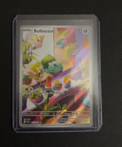 The Pokemon Company 2024 Pokemon TCG Bulbasaur 143/142 SV 151 IR Holo - Image 1