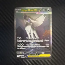Mega Absol EX 180/132 Evolutions Secret Rare Holo English Pokemon TCG Mega - Image 1