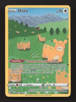 Ditto GG22/GG70 Holo Crown Zenith Galarian Gallery Pokemon Holo NM - Image 1