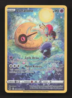 Lunatone GG11/GG70 Holo Crown Zenith Galarian Gallery Pokemon Holo NM - Image 1