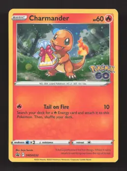 Charmander SWSH232 Holo Promo Sword & Shield Promo Pokemon Lightly Played - Image 1