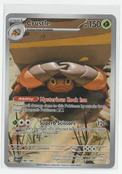 Crustle – 186/182 – Illustration Rare – Destined Rivals – NM/M – Pokemon Card - Image 1