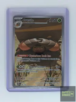 Crustle 186/182 Illustration Rare Destined Rivals Pokemon Near Mint - Image 2