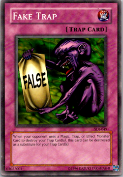 Yu-Gi-Oh! Fake Trap SDJ-049 Common Unlimited Starter Deck: Joey - Image 1