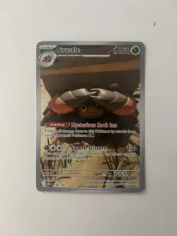 Pokemon TCG Crustle (186/182) Illustration Rare Destined Rivals - Image 1