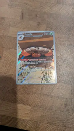Pokemon TCG Crustle 186/182 Destined Rivals Illustration Rare NM - Image 1