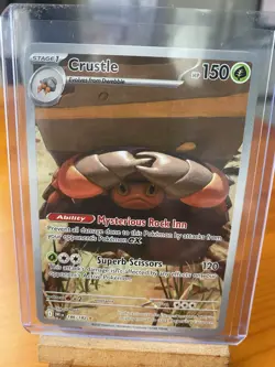 Pokemon TCG Crustle 186/182 Destined Rivals Illustration Rare - Mint Condition - Image 1