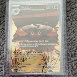 Pokemon TCG Crustle 186/182 Destined Rivals Illustration Rare - Mint Condition - Image 1