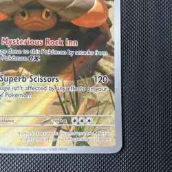 Pokemon TCG Destined Rivals Crustle Card 186/182 Illustration Rare - Image 5