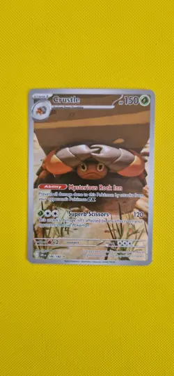 Pokemon TCG Crustle 186/182 Destined Rivals Illustration Rare - Mint Condition - Image 1