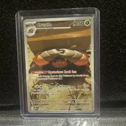 Pokemon TCG Crustle 186/182 Destined Rivals Illustration Rare NM - Image 1