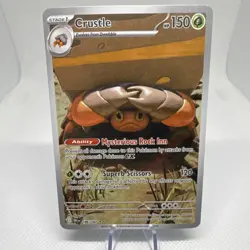 Pokemon Crustle 186/182 Destined Rivals Holo Illustration Rare Stage 1 HP 150 - Image 1