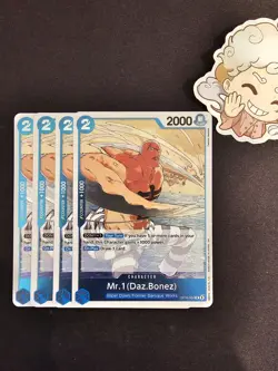 4x OP16-054 Mr 1 (Daz Bonez) R Playset -One Piece TCG The Time of Battle Eng - Image 1