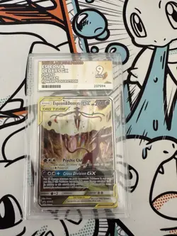 Pokemon TCG - Espeon & Deoxys Gx SM240 Tag Team - Black Star Promo - Ace 9 - Image 1