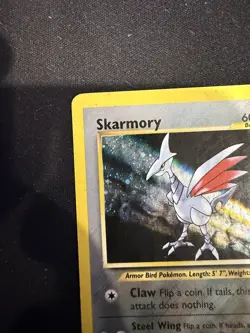 Pokemon Neo Genesis 2000 Skarmory #13/111 Holo Rare WOTC TCG Card - Image 3
