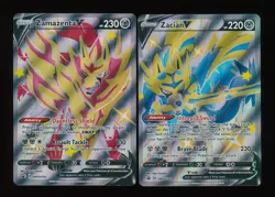 Pokemon Promo Shiny Zacian & Zamazenta 2 Card lot - SWSH292 /293 - 2 Card Lot - Image 1