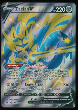 Pokemon Promo Shiny Zacian & Zamazenta 2 Card lot - SWSH292 /293 - 2 Card Lot - Image 3