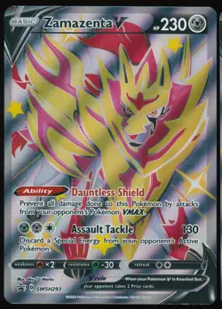 Pokemon Promo Shiny Zacian & Zamazenta 2 Card lot - SWSH292 /293 - 2 Card Lot - Image 5