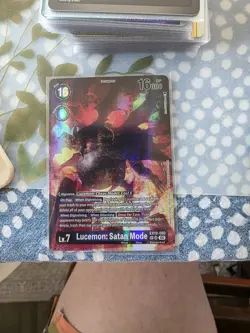 Digimon TCG EX10 LOTTERY SP Card Lucemon Satanmode - Image 1
