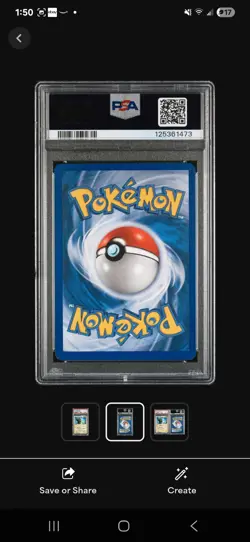 Pokemon TCG Tyranitar EX Holo Rare Card Delta Species 99/101 Psa 6 - Image 2