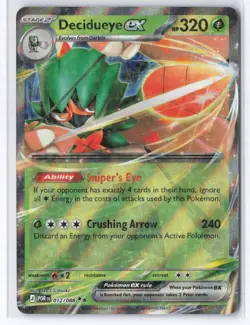 Pokemon TCG Decidueye ex 012/088 Perfect Order NM - Image 1