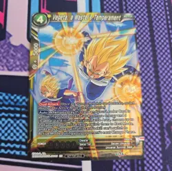 Dragon Ball Super CCG Vegeta A Master’s Temperament P-137 PR Promo Bandai Card - Image 1