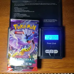 Heavy 23.09g Pokemon Tcg temporal forces Booster Pack Factory Sealed New - Image 1
