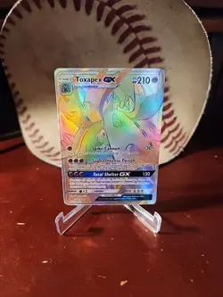 Pokemon TCG Toxapex GX (Secret) 154/145 Sm-Guardians Rising Holo 2017 NM - Image 1