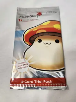 MapleStory Trading Card 4 Card Trial Pack New Sealed 2007 Wizards Of The Coast - Image 3