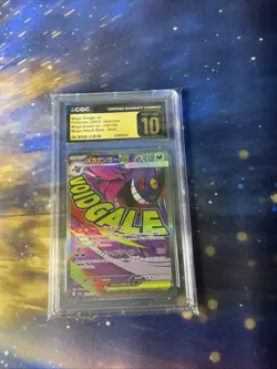 Pokemon CGC 10 PRISTINE 2025 JAPANESE 230 Mega Attack Rare Mega Gengar ex - Image 1