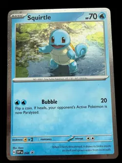 Squirtle SVP048 Pokemon English Cosmos Holo Black Star Promo S&V - Pokemon 151 - Image 1