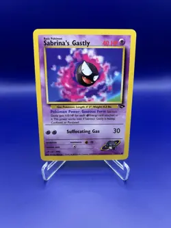 Pokemon TCG Sabrina's Gastly 97/132 Gym Challenge Regular English LP - Image 2