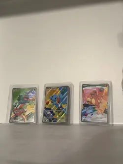 Pokemon First Partner Illustration Collection Series 1 Kanto Gen 1 Starters Set - Image 1