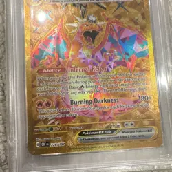 Charizard ex 228/197 SV03 Obsidian Flames Hyper Rare Tera Holo Eng PSA 9 - Image 3