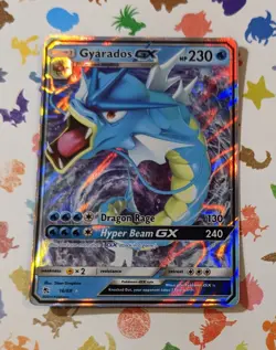 Pokemon TCG Gyarados GX 16/68 Sun & Moon Hidden Fates English Holo 2019 - Image 1