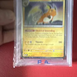 Pokemon 2025 Raichu 026/165 Cosmos Holo English Promo PSA 10 Graded - Image 4