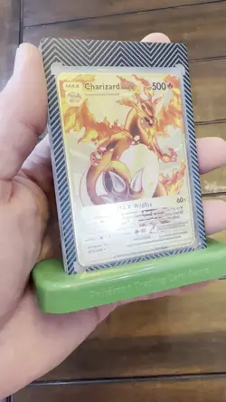 Pokemon Charizard DX 52/100 Gold Metal Pokemon Card Max Wildfire HP500 - Image 2