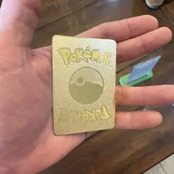 Pokemon Charizard DX 52/100 Gold Metal Pokemon Card Max Wildfire HP500 - Image 3