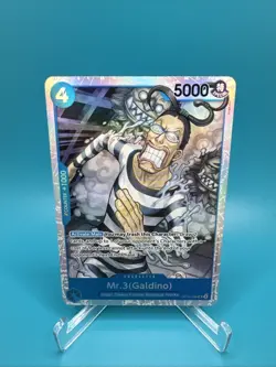 Mr.3(Galdino) OP16-056 SR The Time of Battle Foil English One Piece NM - Image 1