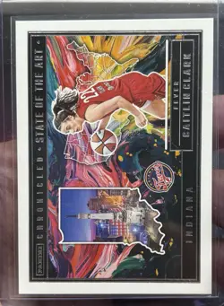 Panini 2025 Caitlin Clark Chronicled State of the Art Insert #84 Indiana Fever - Image 1