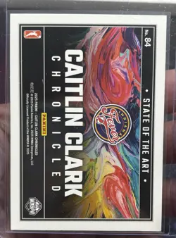 Panini 2025 Caitlin Clark Chronicled State of the Art Insert #84 Indiana Fever - Image 2