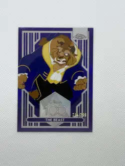 2023 Topps Chrome Disney Beast /299 Purple Refractor - Image 1