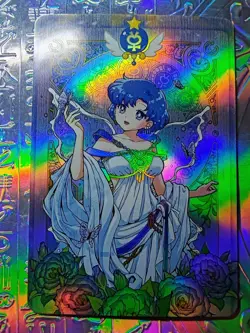 Card Goddess Anime Sailor Moon Mercury Mars Jupiter Venus Sexy Holo Oil - Image 1