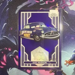 2023 Topps Chrome Disney 100 Doc Hudson #85 Purple Refractor /299 Cars - Image 1