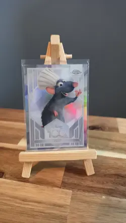 2023 Topps Chrome Disney 100 Remy Pink Refractor - Image 4