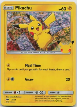 Pikachu - 25/25 Holo Promo McDonald's 25th Anniversary Promos 025/025 NM - Image 1