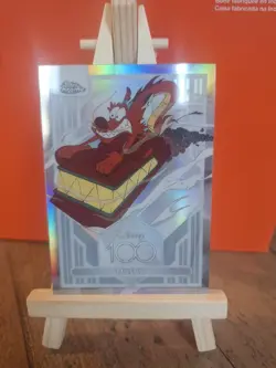 Mushu Mulan Silver Refractor 2023 Topps Chrome Disney 100 #41 - Image 1