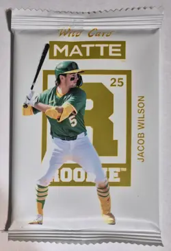 2025 Jacob Wilson (AUTO or 1/1 Possible) Rookie Matte Sealed Pack - 1 Card - Image 1